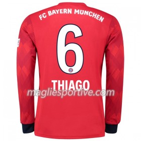 Completo Calcio Bayern Monaco Thiago 6 Divisa Prima 2018/2019 ML